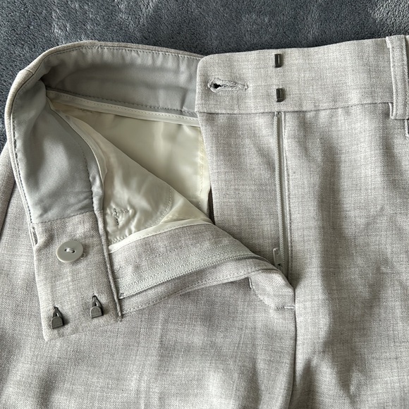 Express Gray Columnist Barely Boot High Rise Pants - Picture 4 of 6